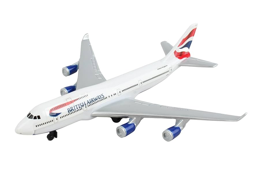 (未使用･未開封品)　Realtoy RT6008 Airways Single Plane 0pbj0lf British Airways A380 AirBus Single Plane, White - Daron